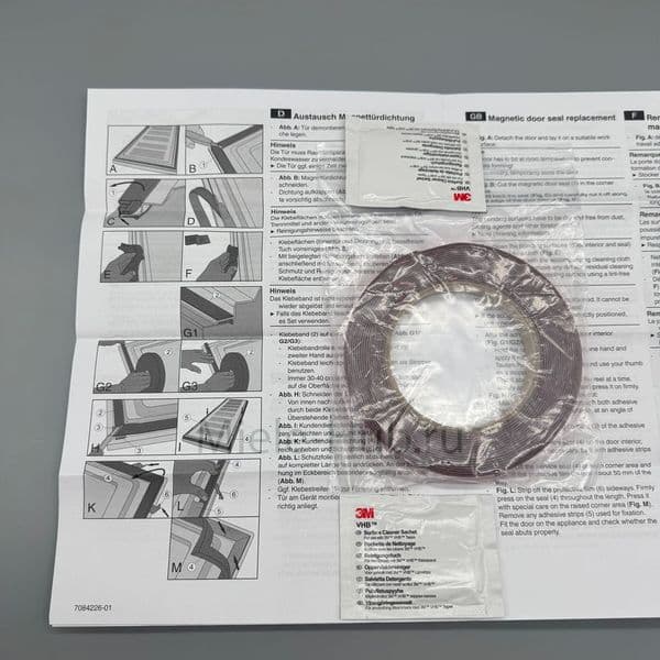 Установочный комплект уплотнителя Miele 5736280 | Оригинал (приближено)